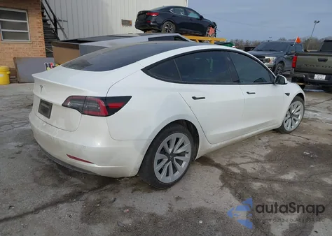 2021 Tesla Model 3 Standard Range Plus Rear-Wheel Drive from USA, damaged, VIN 5YJ3E1EA2MF087803